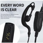 Radtel RT-880 RT-880G UV-98plus iradio PTT Mic ile iki yönlü telsiz kulaklık - Görsel 3